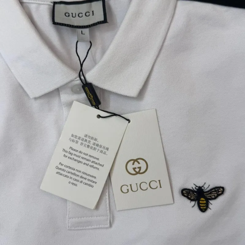 Gucci Men’s High Quality Pique Polo Shirt (Shoulder Panel) Wholesale Bangladesh