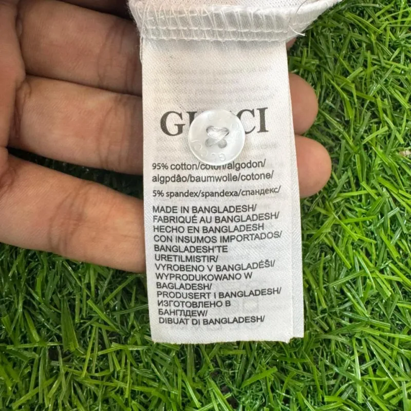 Gucci Men’s High Quality Pique Polo Shirt (Shoulder Panel) Wholesale Bangladesh