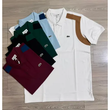 Lacoste Men’s High Quality Pique Polo Shirt (Shoulder Panel) Wholesale Bangladesh