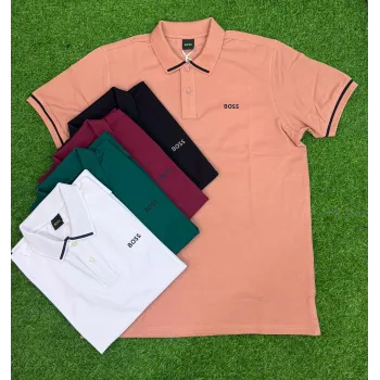 Boss Men’s High Quality Pique Polo Shirt Wholesale Bangladesh