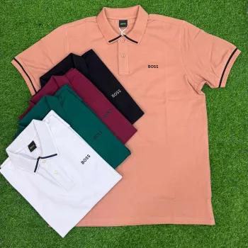 Boss Men’s High Quality Pique Polo Shirt Wholesale Bangladesh