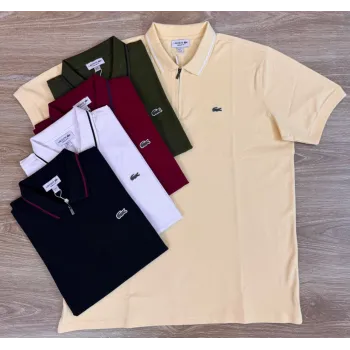 Lacoste Men’s High Quality Pique Zipper Polo Wholesale Bangladesh