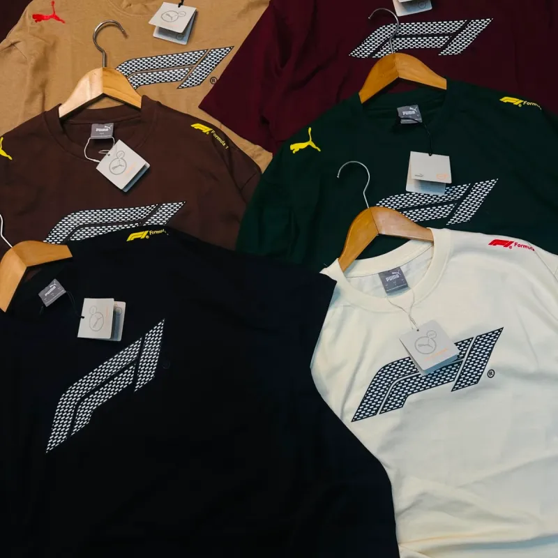 Puma F1 Edition Men's Semi Drop Shoulder Premium T-Shirt Wholesale Bangladesh