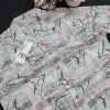 Zara Men's Cuban Collar Abstract Printed Half Sleeve Shirt Wholesale Bangladesh