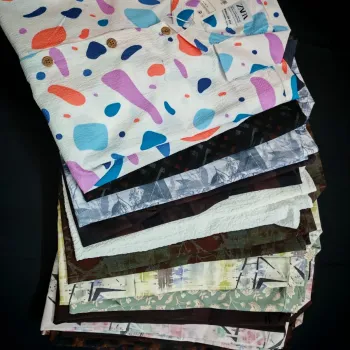 Zara Men's Cuban Collar Abstract Printed Half Sleeve Shirt Wholesale Bangladesh Zara Men's Cuban Collar Abstract Printed Half Sleeve Shirt Wholesale Bangladesh