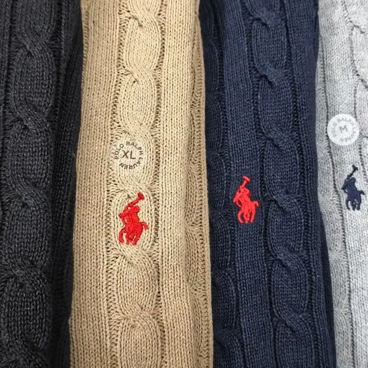 Men's 5-Gauge Cotton Cable Knit Round Neck Sweater (Style 515061) — Wholesale Bangladesh
