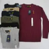 Men's 5-Gauge Cotton Cable Knit Round Neck Sweater (Style 515061) — Wholesale Bangladesh