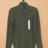 Men's 5-Gauge Cotton Half-Zip Sweater (Style BMF-ST639665) — Wholesale Bangladesh