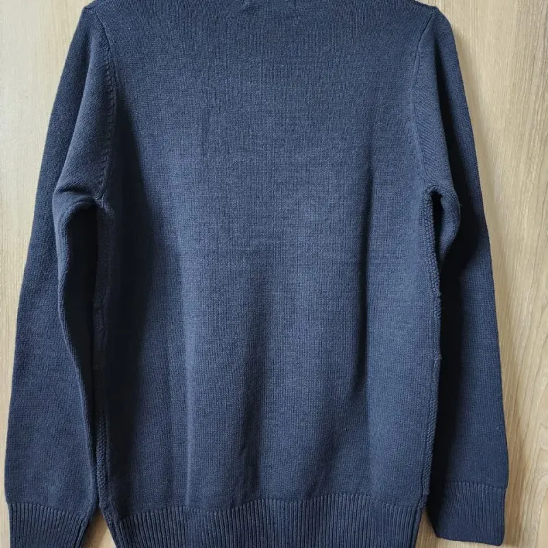 Men's 5-Gauge Cotton Half-Zip Sweater (Style BGUF355404) — 28,000 Pcs Surplus Stock — Wholesale Bangladesh
