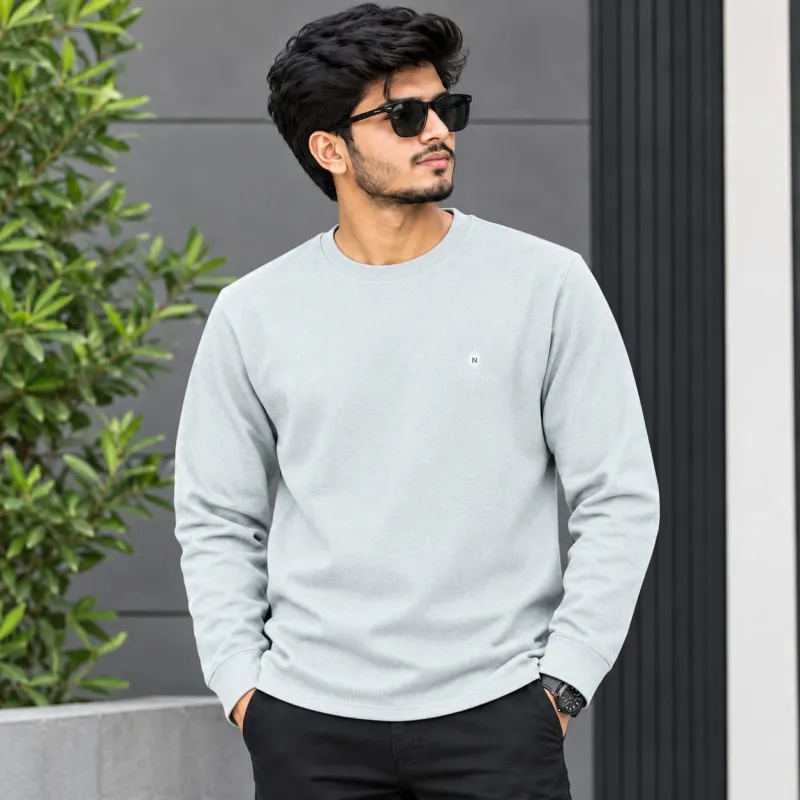 Premium Trendy Logo Embroidery Sweater Wholesale Bangladesh