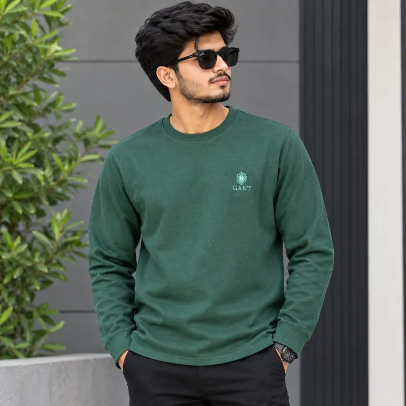 Premium Trendy Logo Embroidery Sweater Wholesale Bangladesh