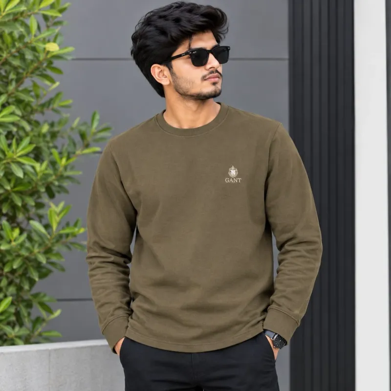 Premium Trendy Logo Embroidery Sweater Wholesale Bangladesh