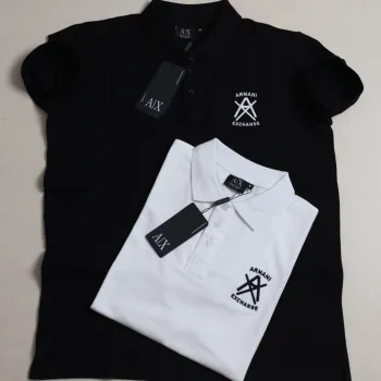 Armani Exchange Embroidery Premium Collar Polo Shirt Wholesale Bangladesh