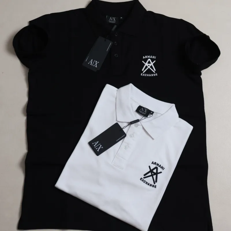 Armani Exchange Embroidery Premium Collar Polo Shirt Wholesale Bangladesh