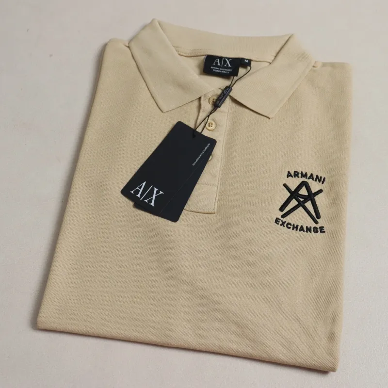 Armani Exchange Embroidery Premium Collar Polo Shirt Wholesale Bangladesh
