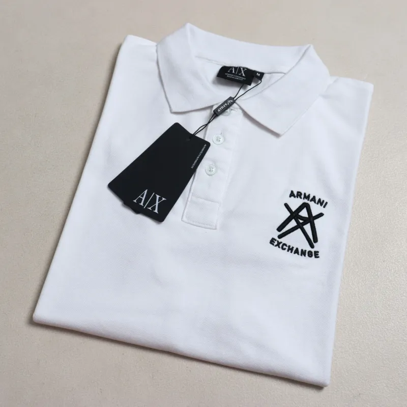 Armani Exchange Embroidery Premium Collar Polo Shirt Wholesale Bangladesh