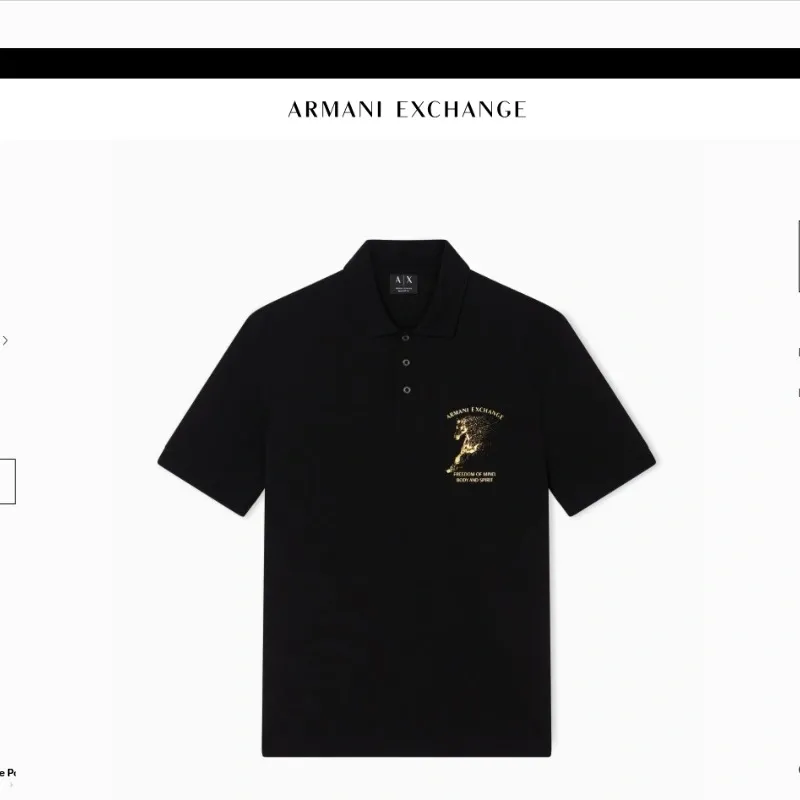Armani Exchange Premium Collar Polo Shirt Wholesale Bangladesh