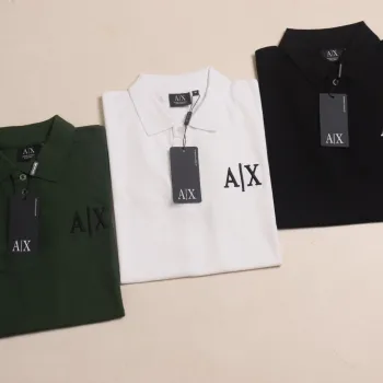 Armani Exchange Embroidery Premium Collar Polo Shirt Wholesale Bangladesh