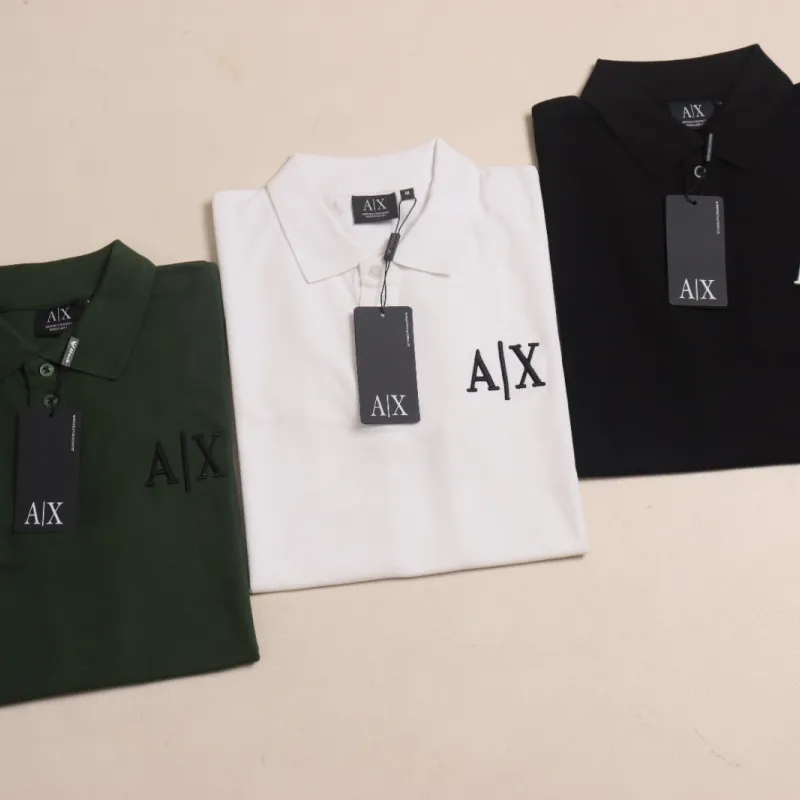 Armani Exchange Embroidery Premium Collar Polo Shirt Wholesale Bangladesh