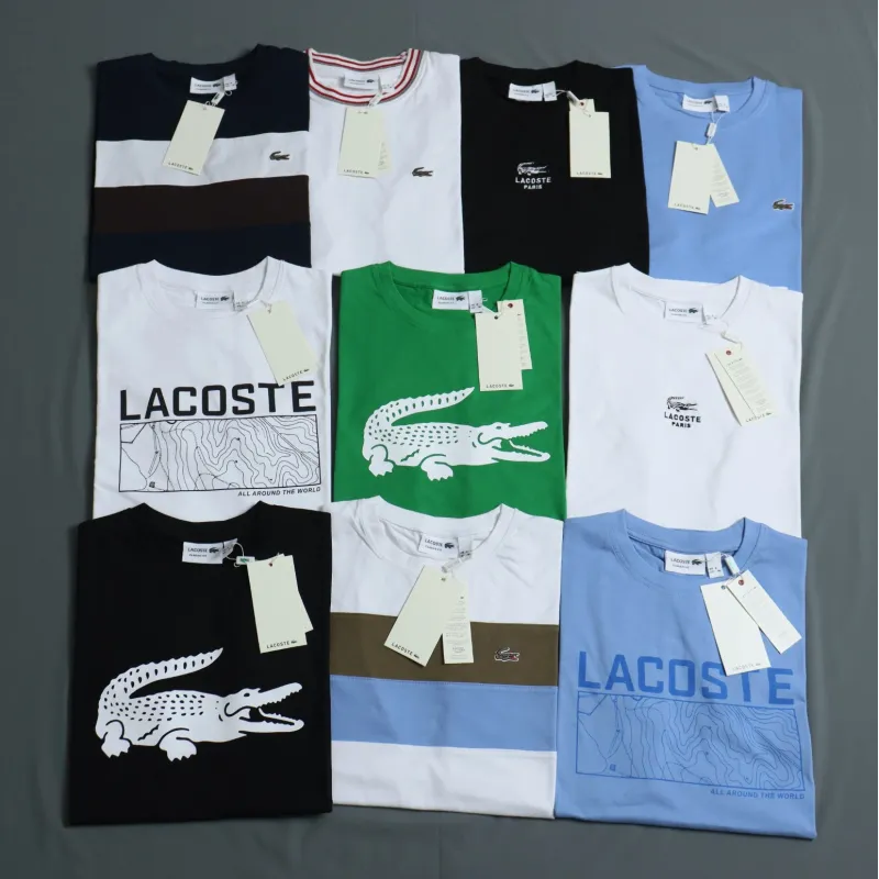 Lacoste 1:1 Premium Heavy Cotton T-Shirt Variation 4 Wholesale Bangladesh Lacoste 1:1 Premium Heavy Cotton T-Shirt Variation 4 Wholesale Bangladesh