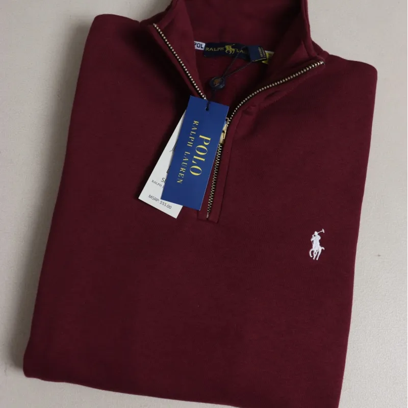 Ralph Lauren Embroidery Premium Quarter Zipper Sweatshirt Wholesale Bangladesh