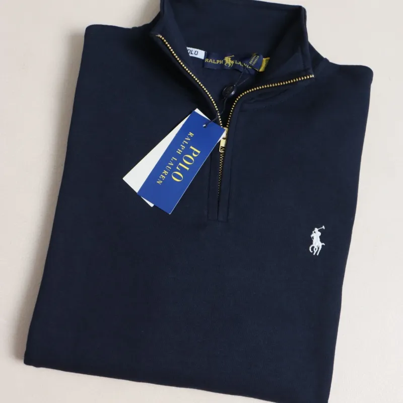 Ralph Lauren Embroidery Premium Quarter Zipper Sweatshirt Wholesale Bangladesh