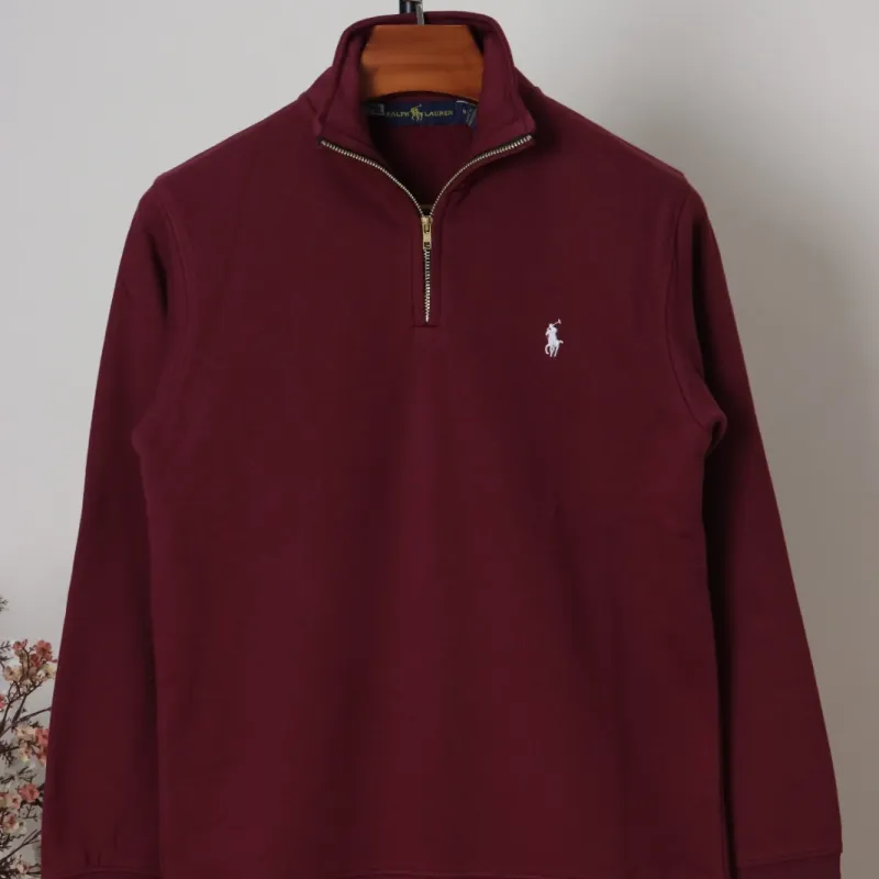Ralph Lauren Embroidery Premium Quarter Zipper Sweatshirt Wholesale Bangladesh