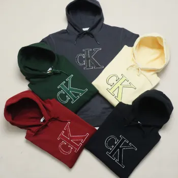 Calvin Klein 3D Embroidery Premium Pullover Hoodie Wholesale Bangladesh