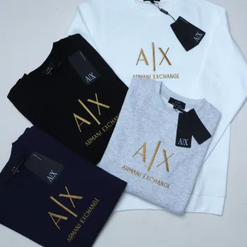 Men's Premium 340 GSM Brushed Fleece Embroidered Crewneck Sweatshirt — Wholesale Bangladesh