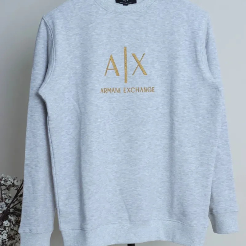 Men's Premium 340 GSM Brushed Fleece Embroidered Crewneck Sweatshirt — Wholesale Bangladesh