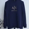 Men's Premium 340 GSM Brushed Fleece Embroidered Crewneck Sweatshirt — Wholesale Bangladesh