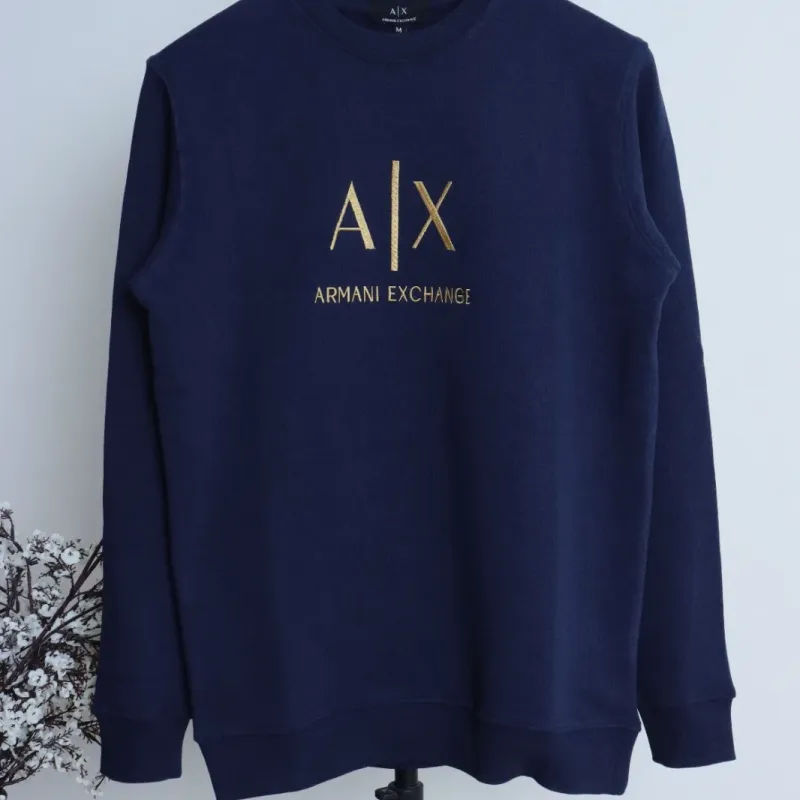 Men's Premium 340 GSM Brushed Fleece Embroidered Crewneck Sweatshirt — Wholesale Bangladesh