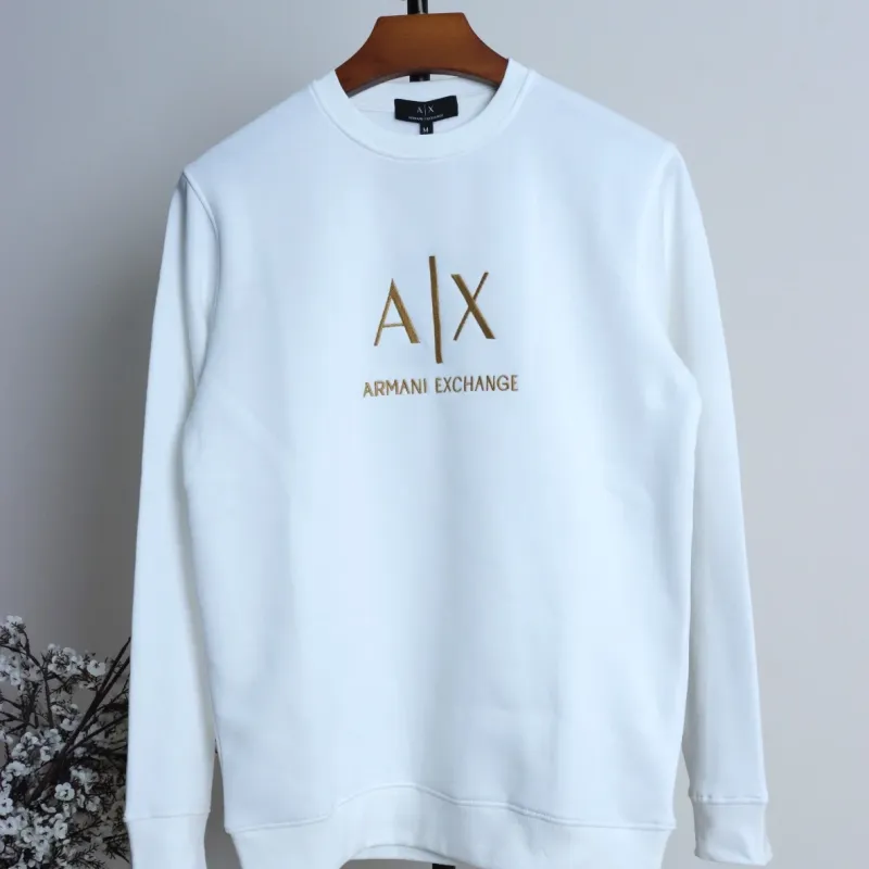 Men's Premium 340 GSM Brushed Fleece Embroidered Crewneck Sweatshirt — Wholesale Bangladesh