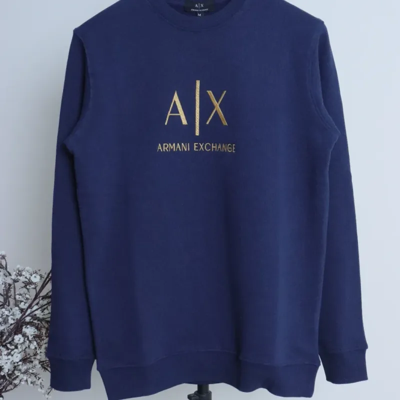 Men's Premium 340 GSM Brushed Fleece Embroidered Crewneck Sweatshirt — Wholesale Bangladesh