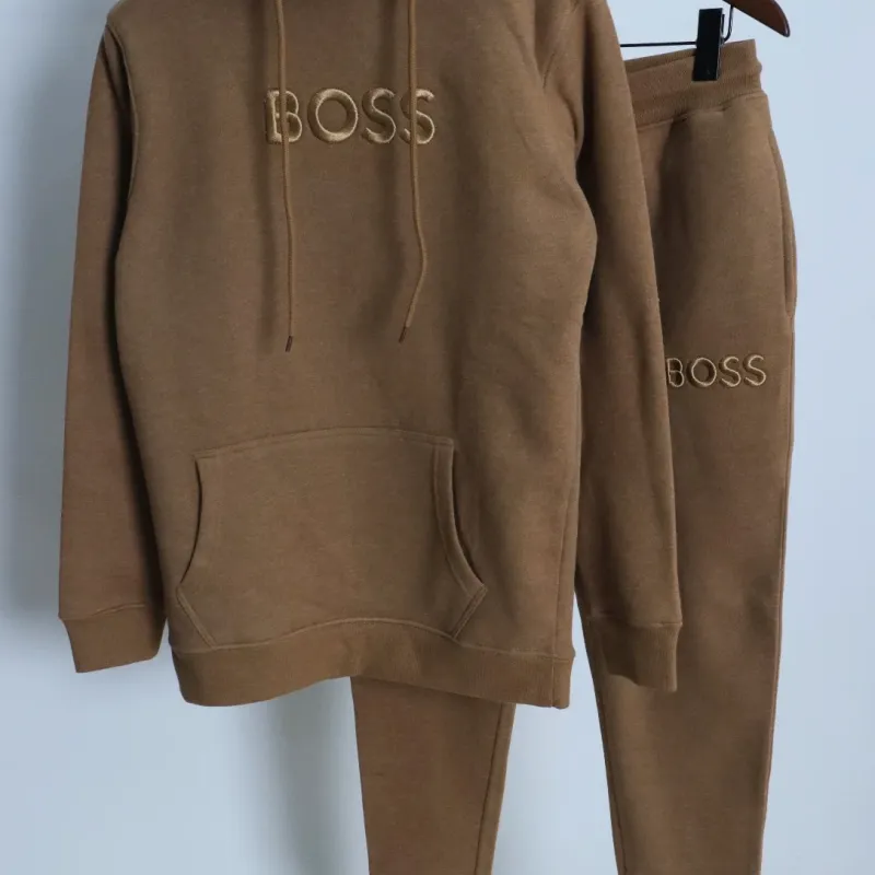 Men's Premium 380 GSM Heavyweight Polar Fleece Tracksuit Set (Hoodie + Joggers) — Wholesale Bangladesh