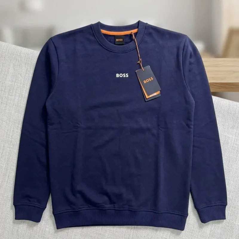 Men's Premium 340 GSM Brushed Fleece Embroidered Crewneck Sweatshirt — Volume Stock 1,444 Pcs — Wholesale Bangladesh
