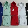 Men's Premium 340 GSM Cotton Fleece Zipper-Up Hoodie Set (Hoodie + Joggers, Embroidered) — Wholesale Bangladesh
