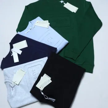 Men's Premium 340 GSM 3D Embossed Brushed Fleece Crewneck Sweatshirt (Article 199103112304) — Wholesale Bangladesh