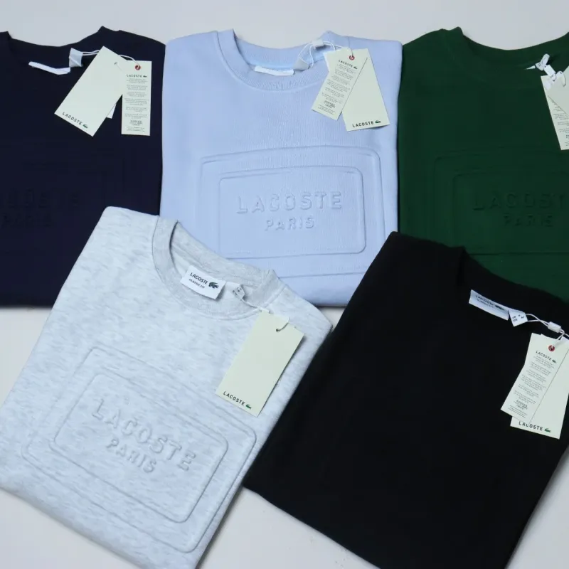 Men's Premium 340 GSM 3D Embossed Brushed Fleece Crewneck Sweatshirt (Article 199103112304) — Wholesale Bangladesh