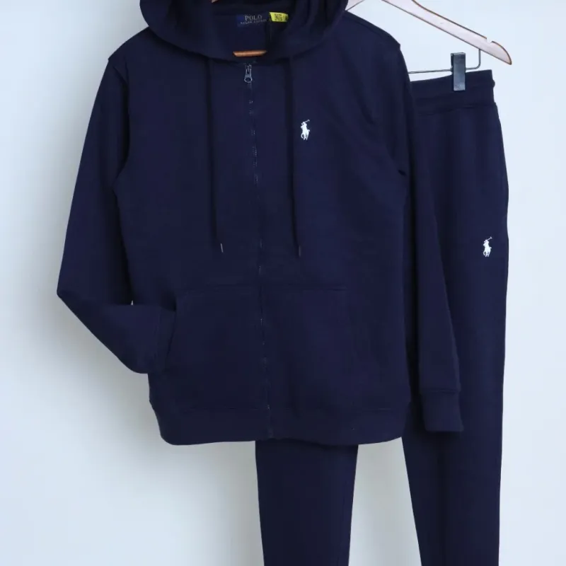 Men's Premium 340 GSM Polar Fleece Tracksuit Set (Hoodie + Joggers, Embroidered) — Wholesale Bangladesh