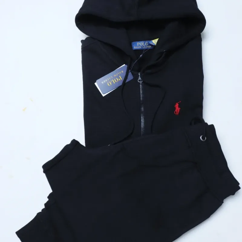 Men's Premium 340 GSM Polar Fleece Tracksuit Set (Hoodie + Joggers, Embroidered) — Wholesale Bangladesh
