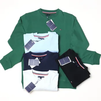 Men's Premium 280 GSM Cotton Terry Crewneck Sweatshirt (Style MW0MW37237DW5) — Wholesale Bangladesh