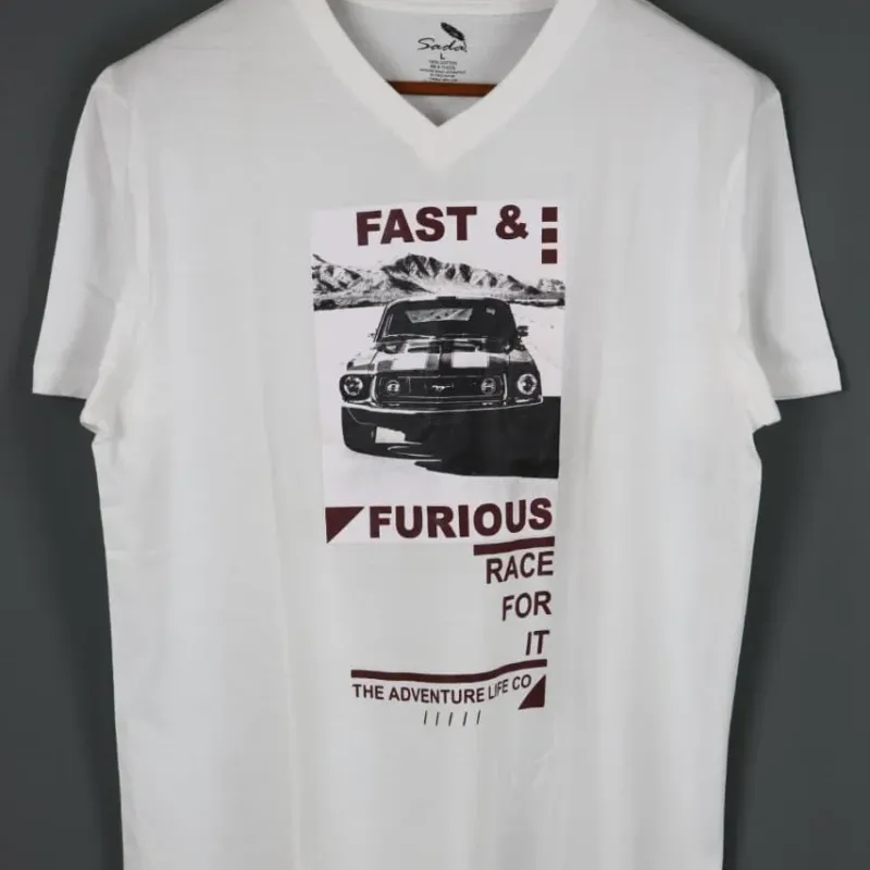 Men's Premium Cotton Graphic T-Shirt (Big & Tall S–6XL) — Bulk Wholesale Bangladesh