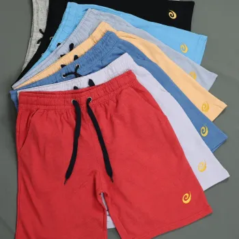 Men's Premium 100% Cotton Terry Shorts (14–15 Colours, S–3XL) — Bulk Wholesale Bangladesh
