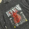 Mens Acid Wash Drop Shoulder Mixed Printed T-Shirt Wholesale Bangladesh