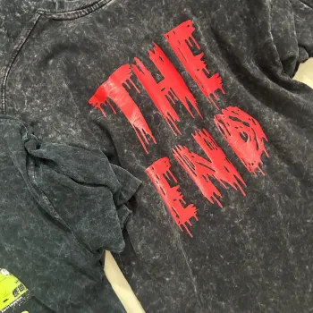Mens Acid Wash Mixed Design Drop Shoulder T-Shirt Wholesale Bangladesh