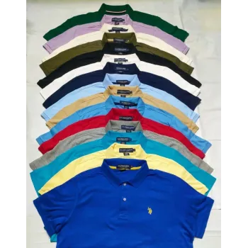 US Polo Assn x Tommy Low Price Asian Size Mixed Polo T-Shirt Wholesale Bangladesh