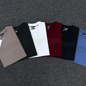 Tommy Hilfiger Men's Super Exclusive Semi Drop Shoulder T-Shirt Wholesale Bangladesh