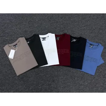 Tommy Hilfiger Men's Super Exclusive Semi Drop Shoulder T-Shirt Wholesale Bangladesh