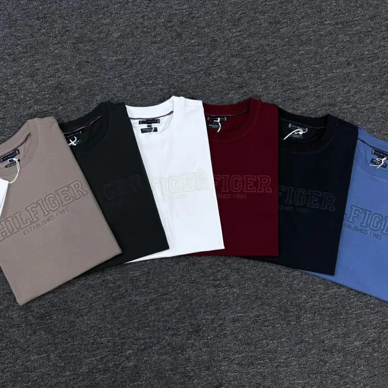 Tommy Hilfiger Men's Super Exclusive Semi Drop Shoulder T-Shirt Wholesale Bangladesh